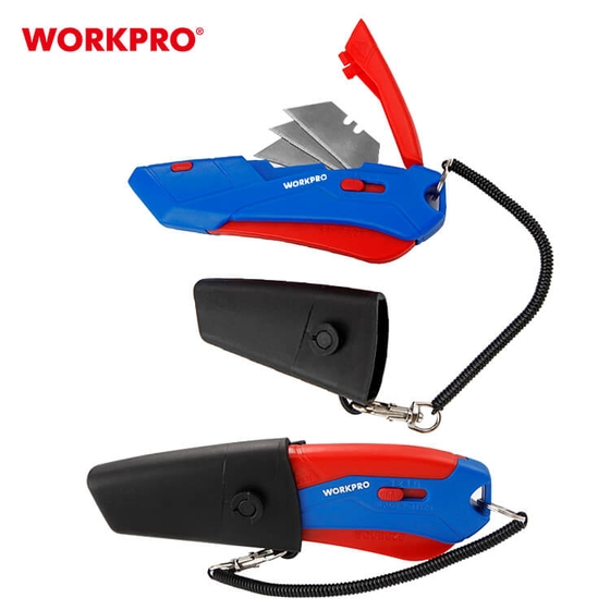 รูปของ มีดคัตเตอร์เซฟตี้ WORKPRO | WP213010 รูปที่ 1